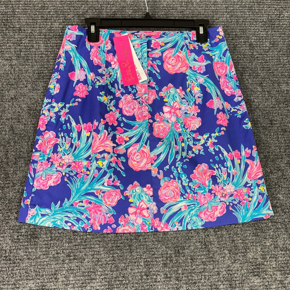 Lilly Pulitzer Womens 8 Izzie‎ Skirt Patterned Summer Resort Casual Modern Piece - Picture 3 of 10